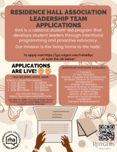 rha leadership application infographic